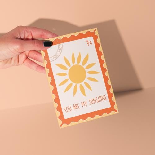 You Are My Sunshine Greeting Card