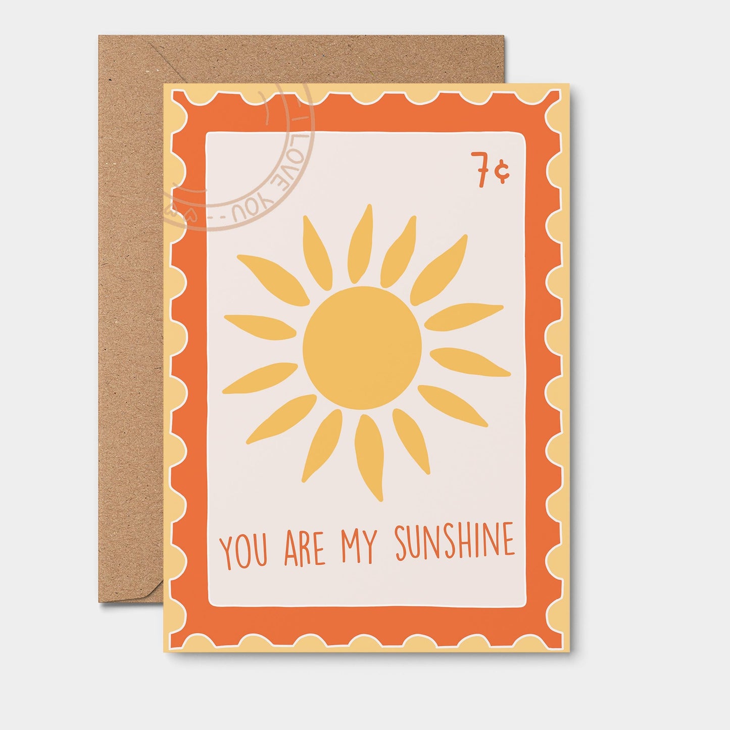 You Are My Sunshine Greeting Card