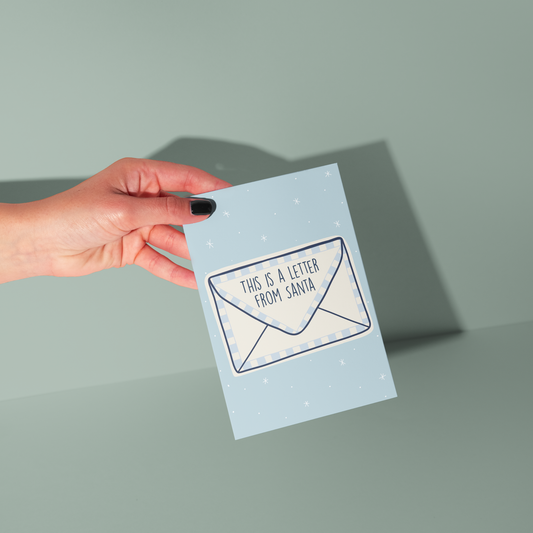 Letter From Santa - Christmas Card