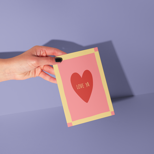 Love Ya - Greeting Card
