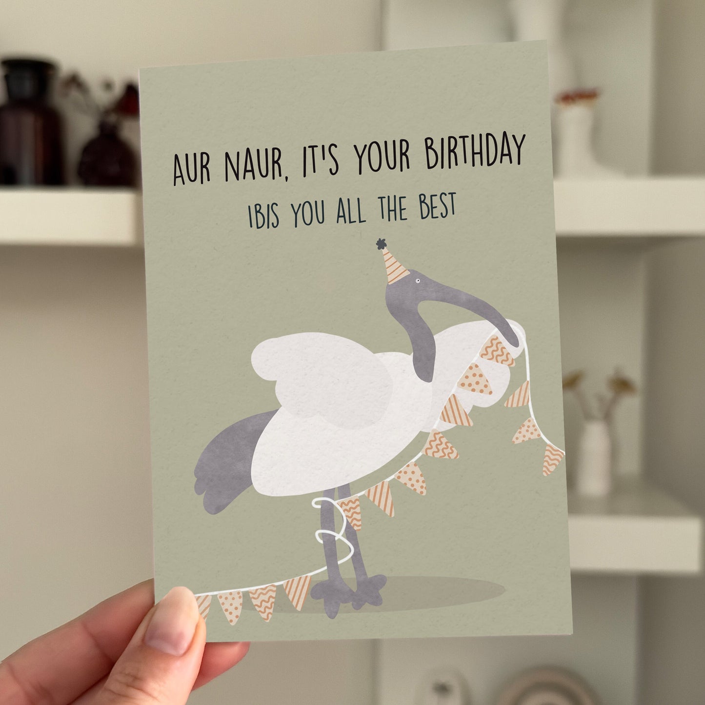 Aur Naur Bin Chicken Birthday Card