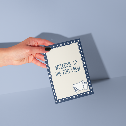 Poo Crew - Baby Card