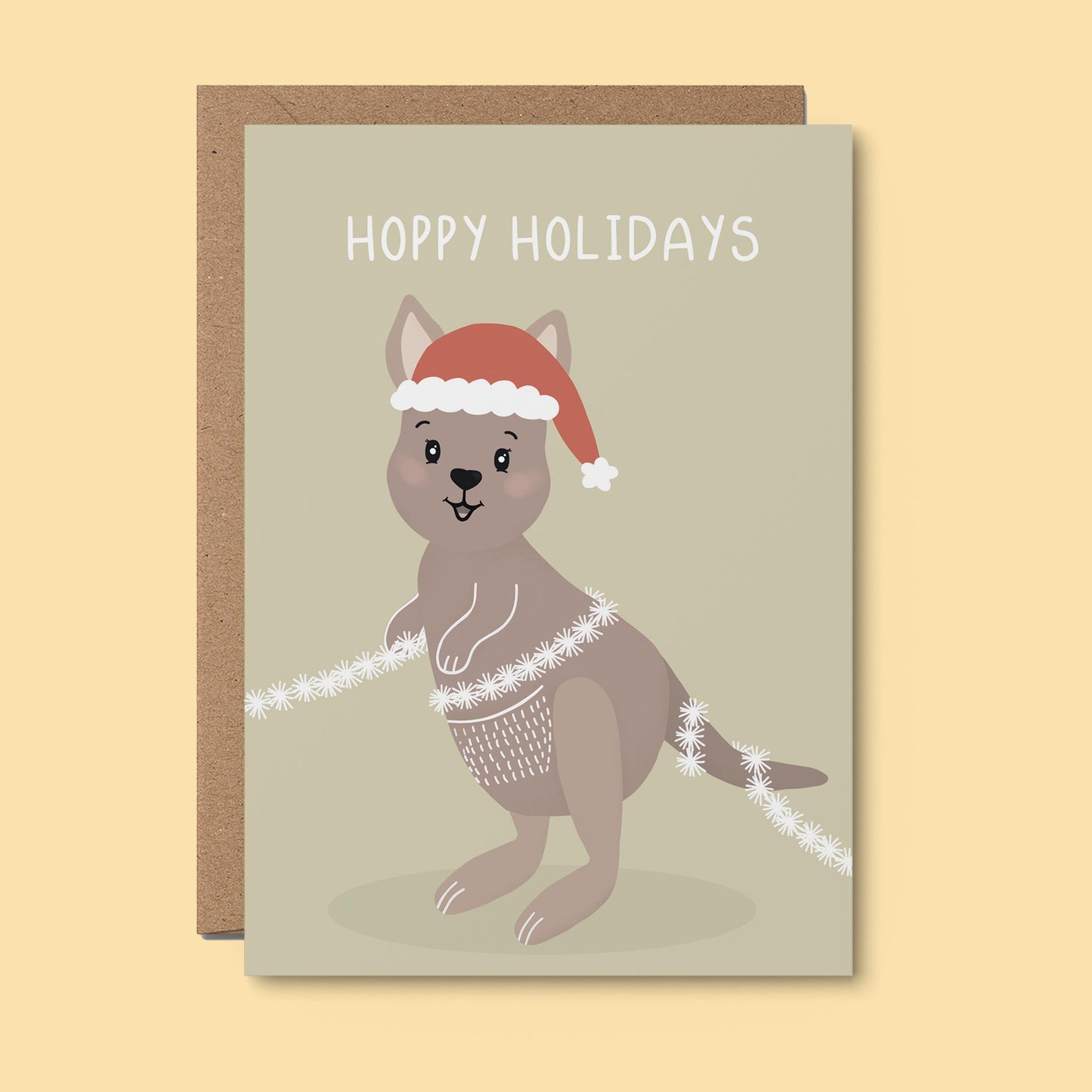 Hoppy Holidays - Australian Christmas Card