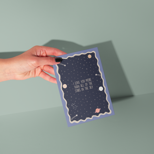 Love You More - Greeting Card