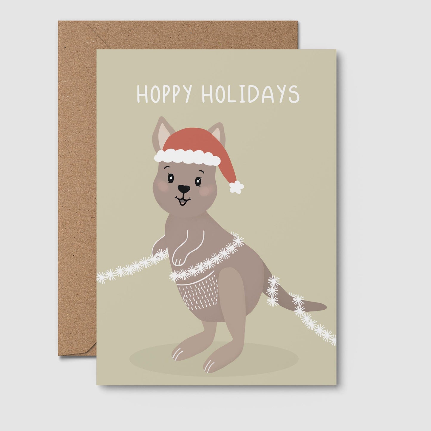 Hoppy Holidays - Australian Christmas Card