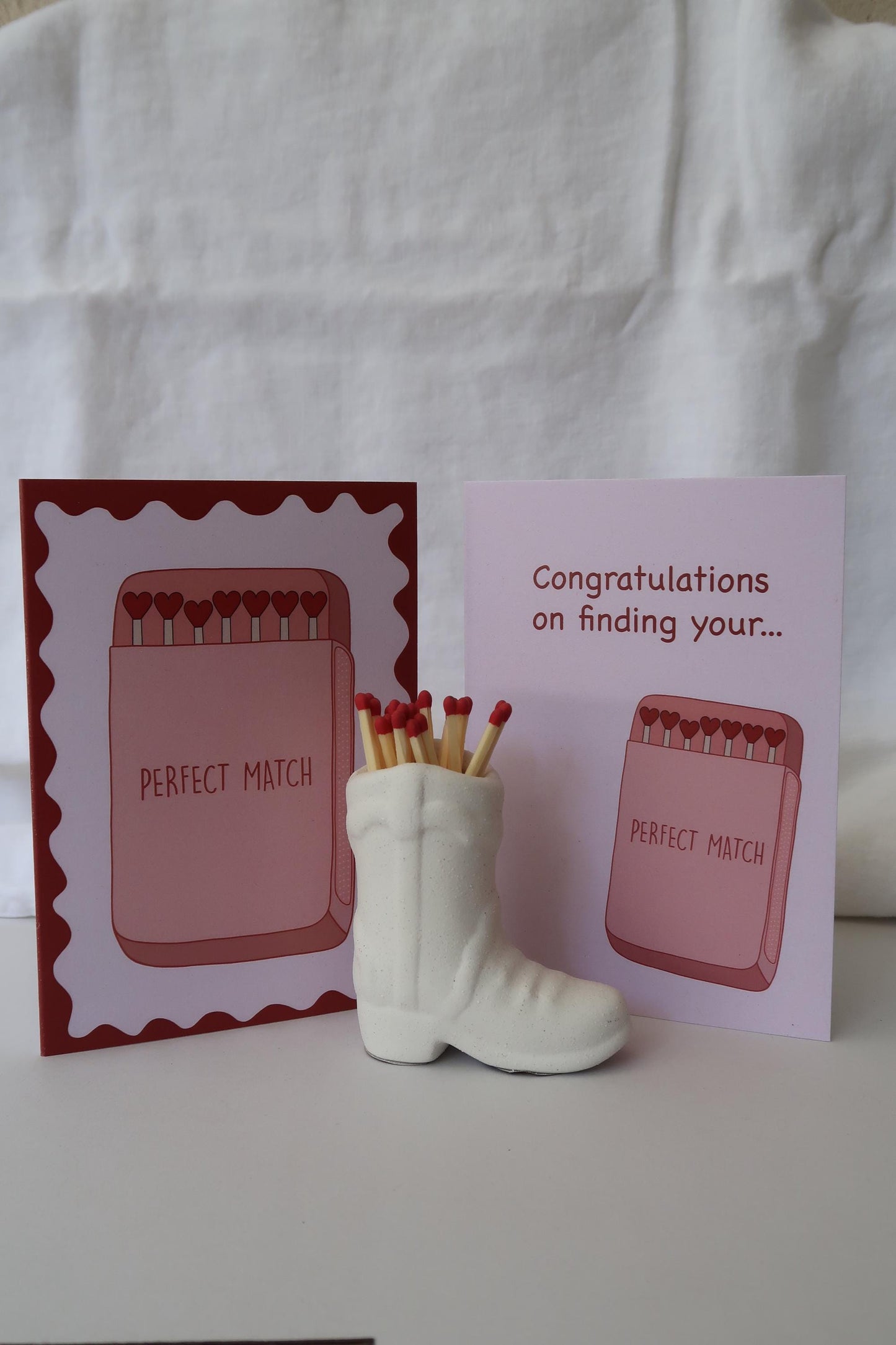 Perfect Match Greeting Card