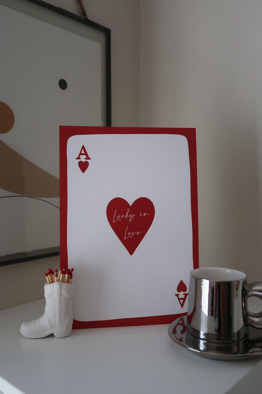 Lucky In Love A4 Art Print