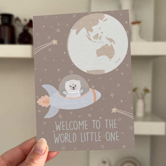 Welcome To The World Newborn Card