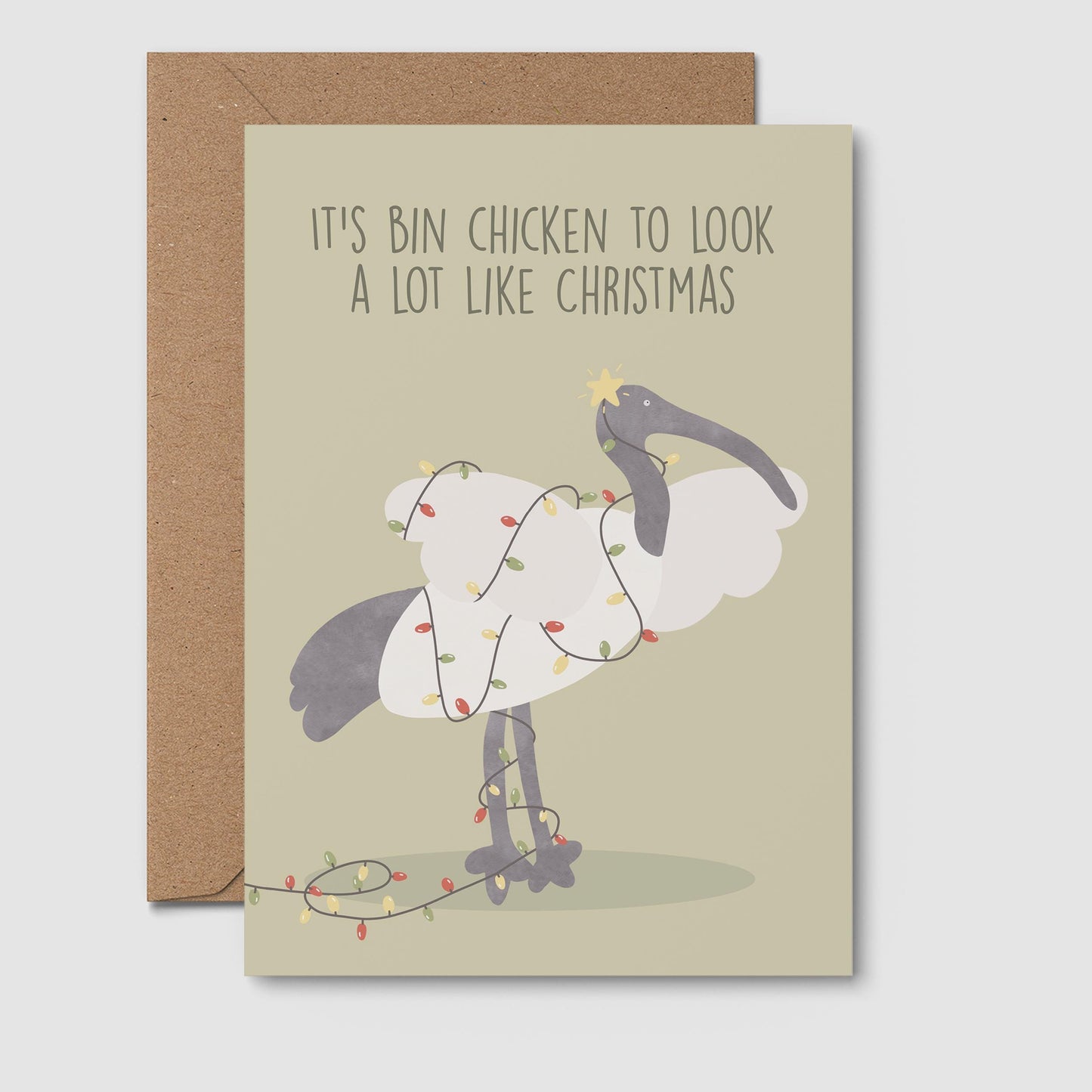 It's Bin Chicken To Look A Lot Like Christmas - Christmas Card
