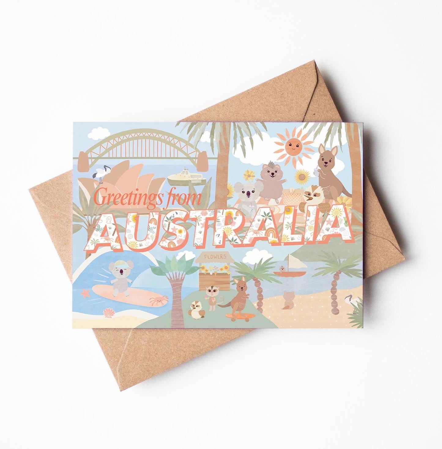 Greetings From Australia Card