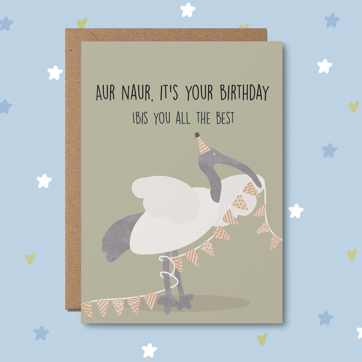 Aur Naur Bin Chicken Birthday Card