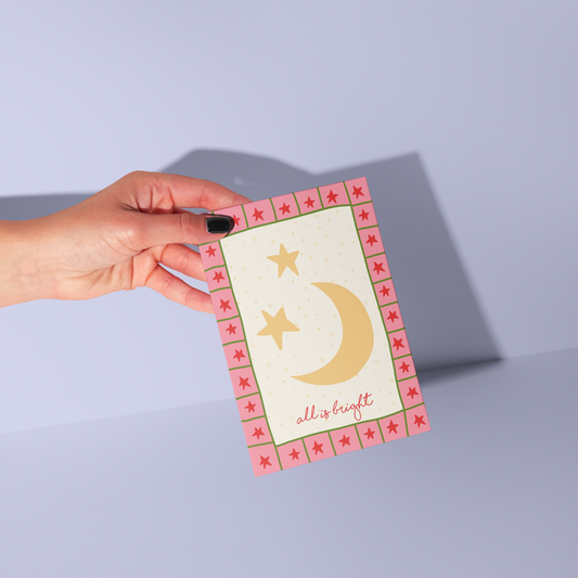 All Is Bright - Christmas Card