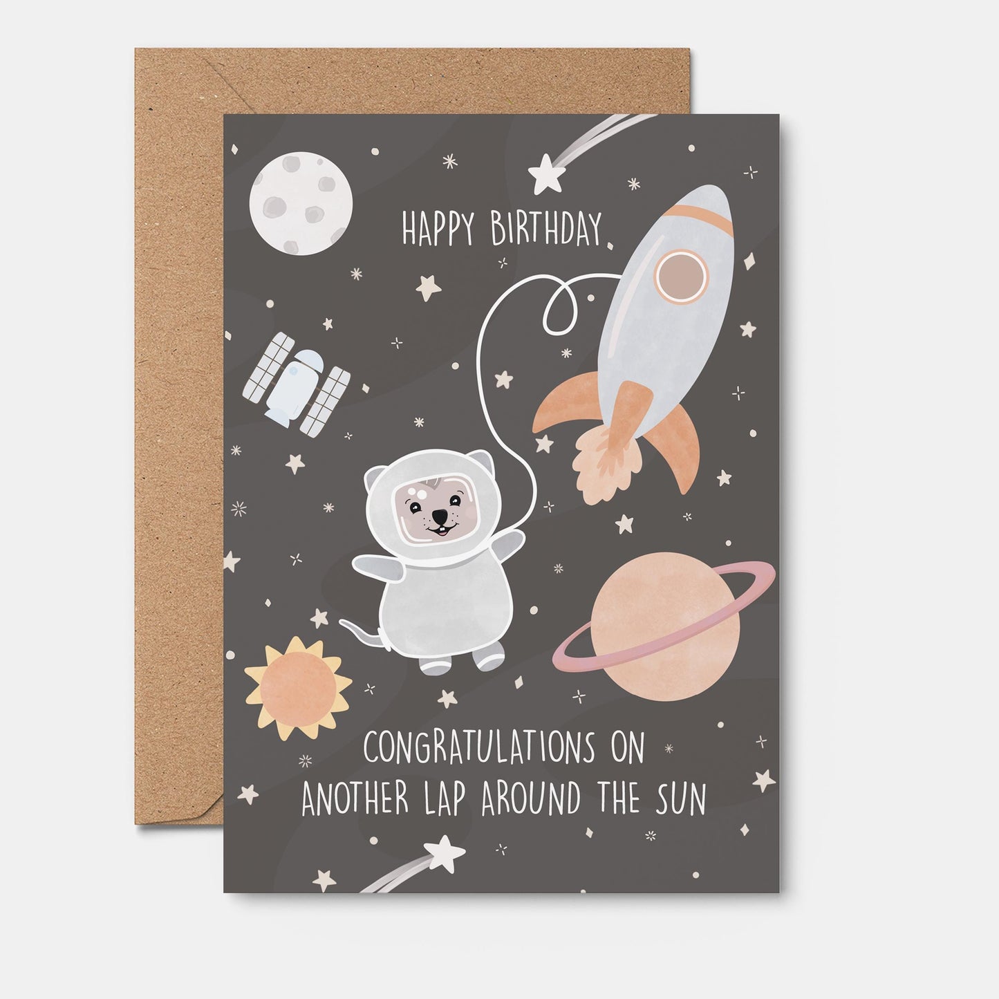 Another Lap Around The Sun Birthday Card