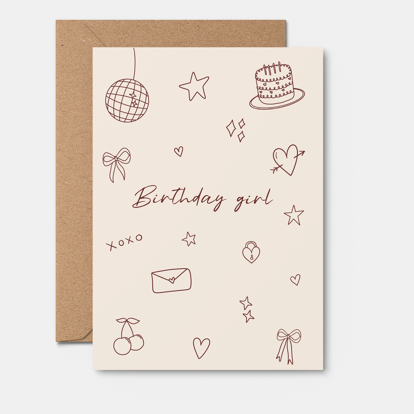 Birthday Girl Greeting Card