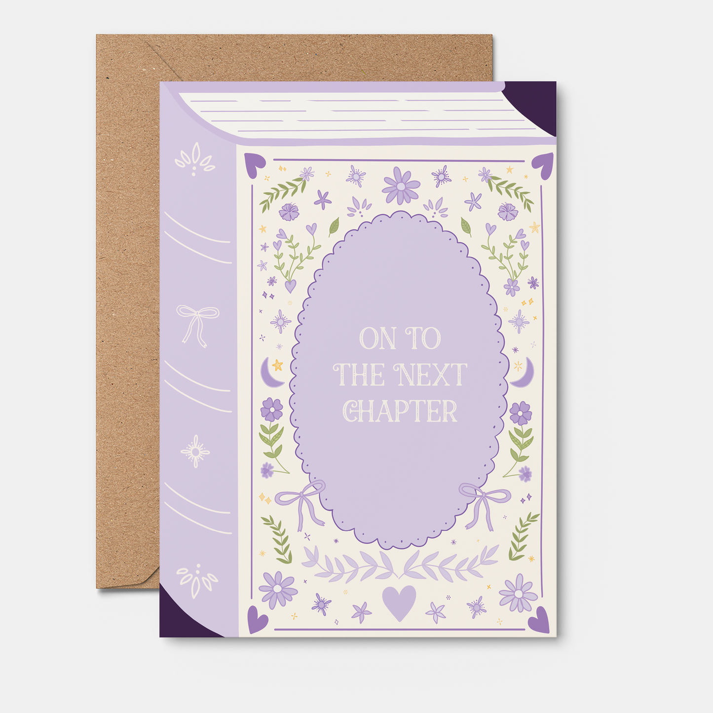 On To The Next Chapter Greeting Card