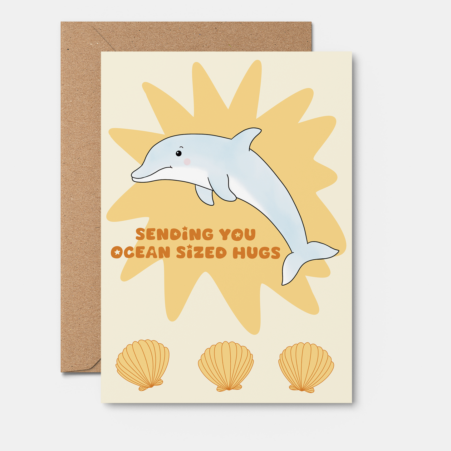 Dolphin Hugs Greeting Card