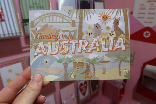Post Card - Greetings From Australia