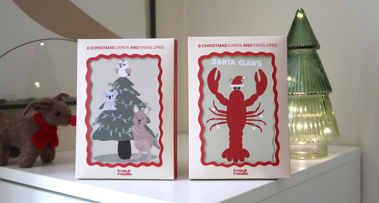 Christmas Card Box Set: Aussie Animals