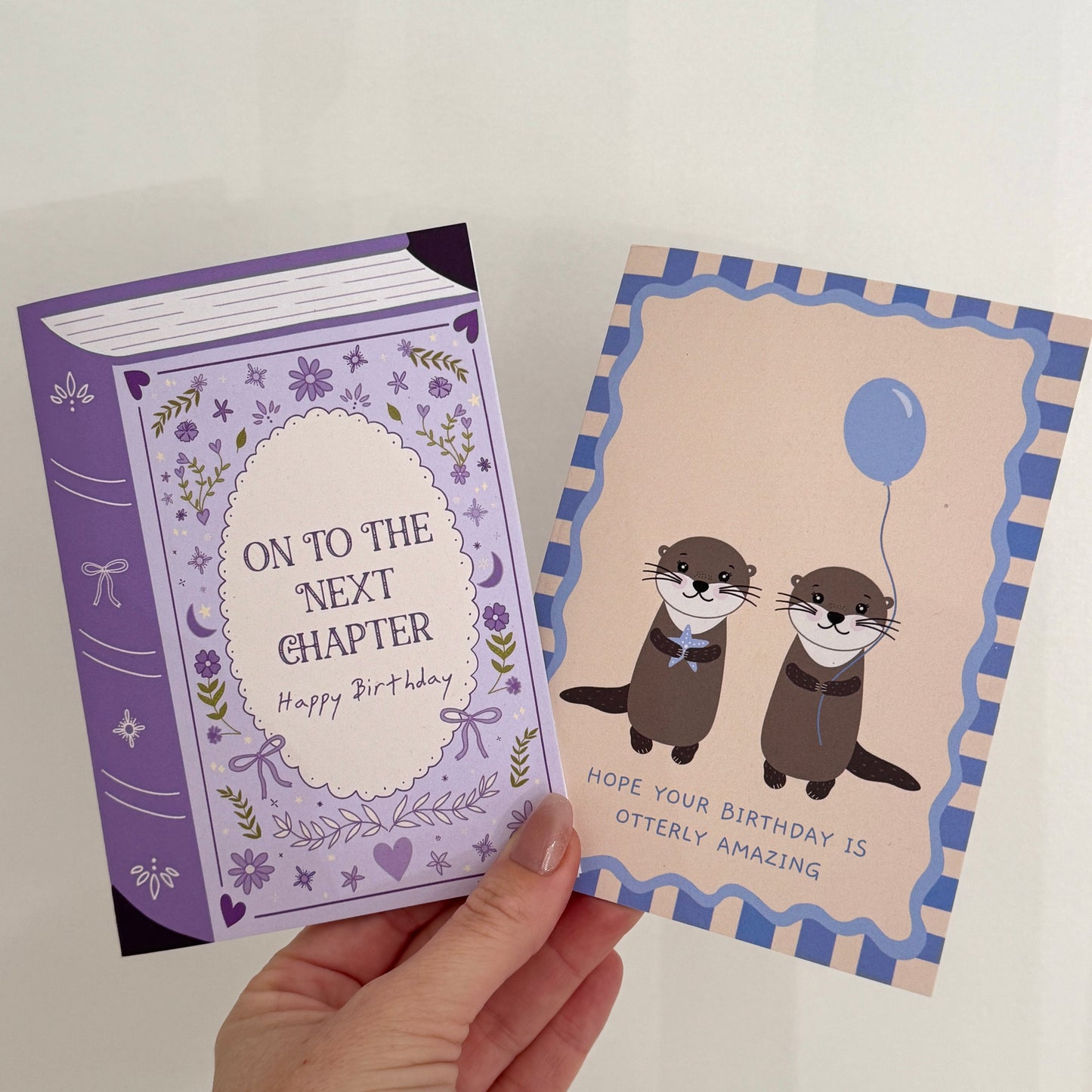 Bookish Birthday Card - The Next Chapter
