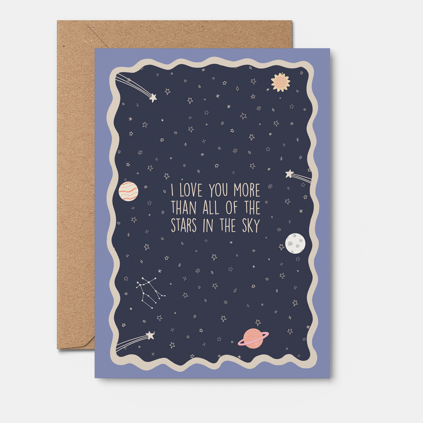 Love You More - Greeting Card