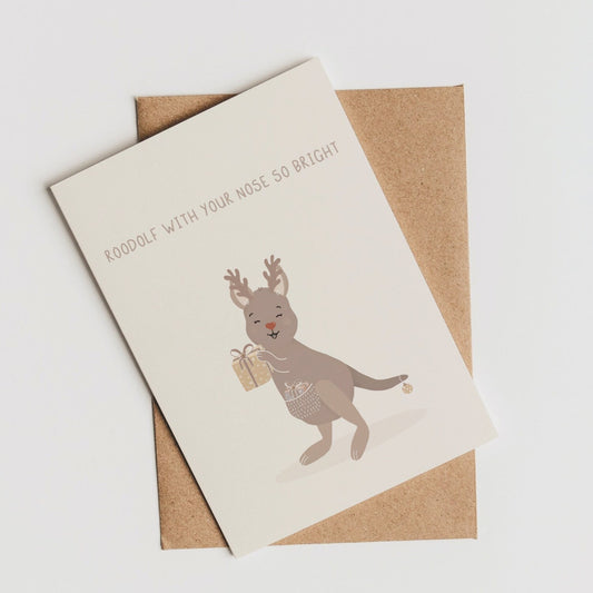 Roodolf Australian Christmas Card