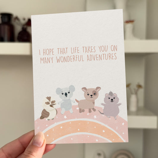 Wonderful Adventures Greeting Card