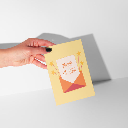 Proud Of You - Congratulations Card