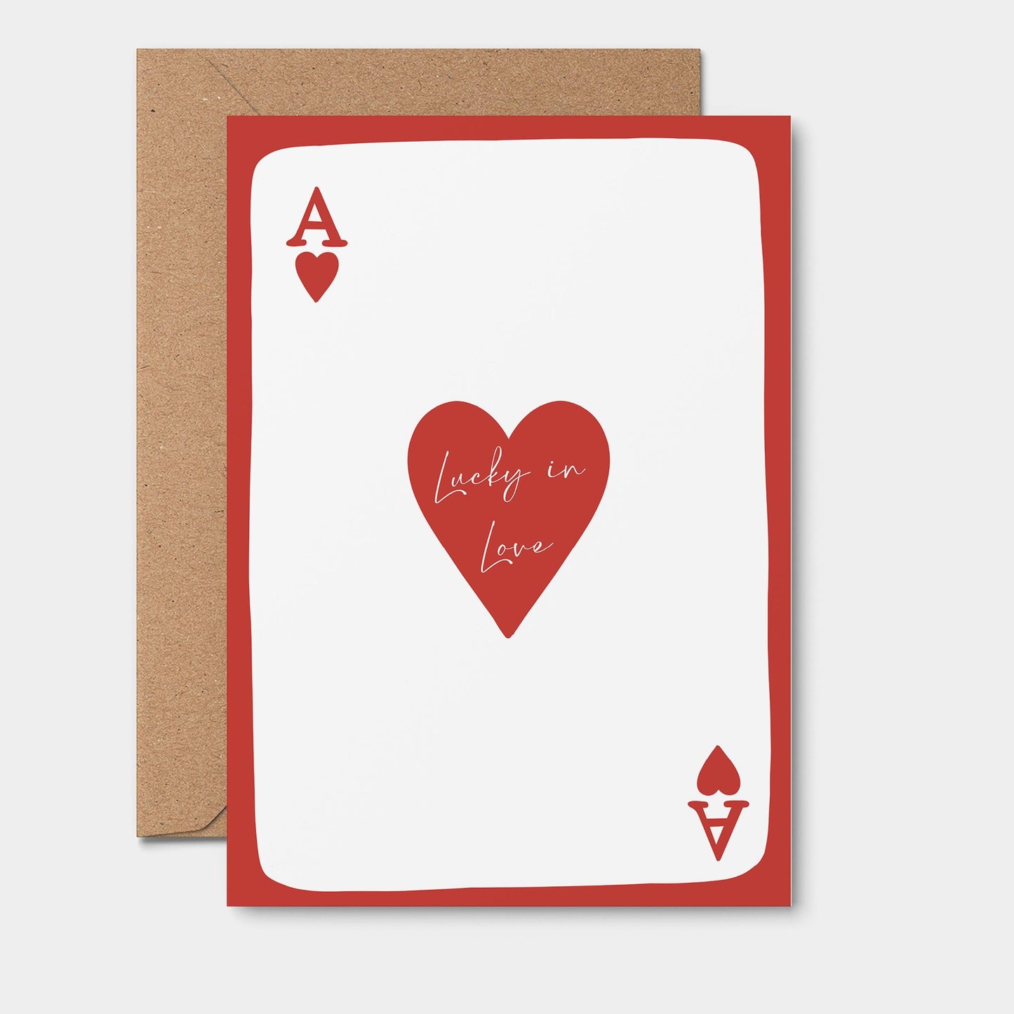 Lucky In Love - Greeting Card