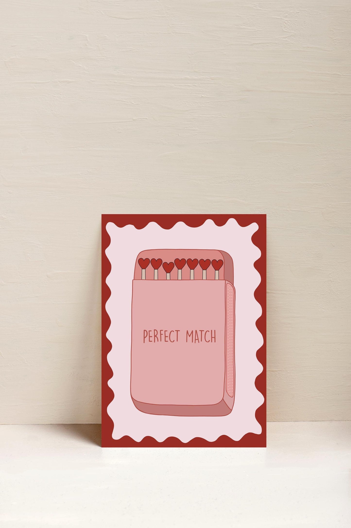 Perfect Match A4 Art Print