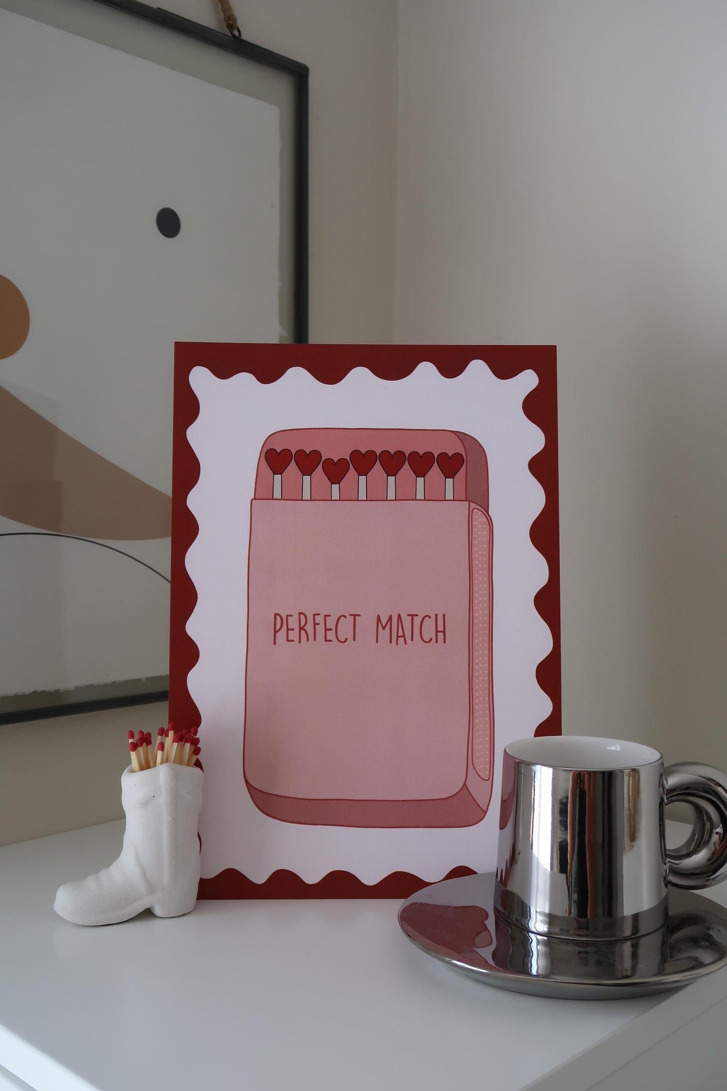 Perfect Match A4 Art Print