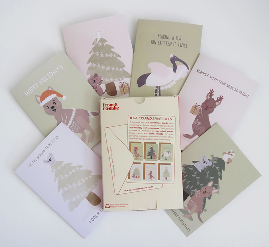 Christmas Card Box Set: Aussie Animals