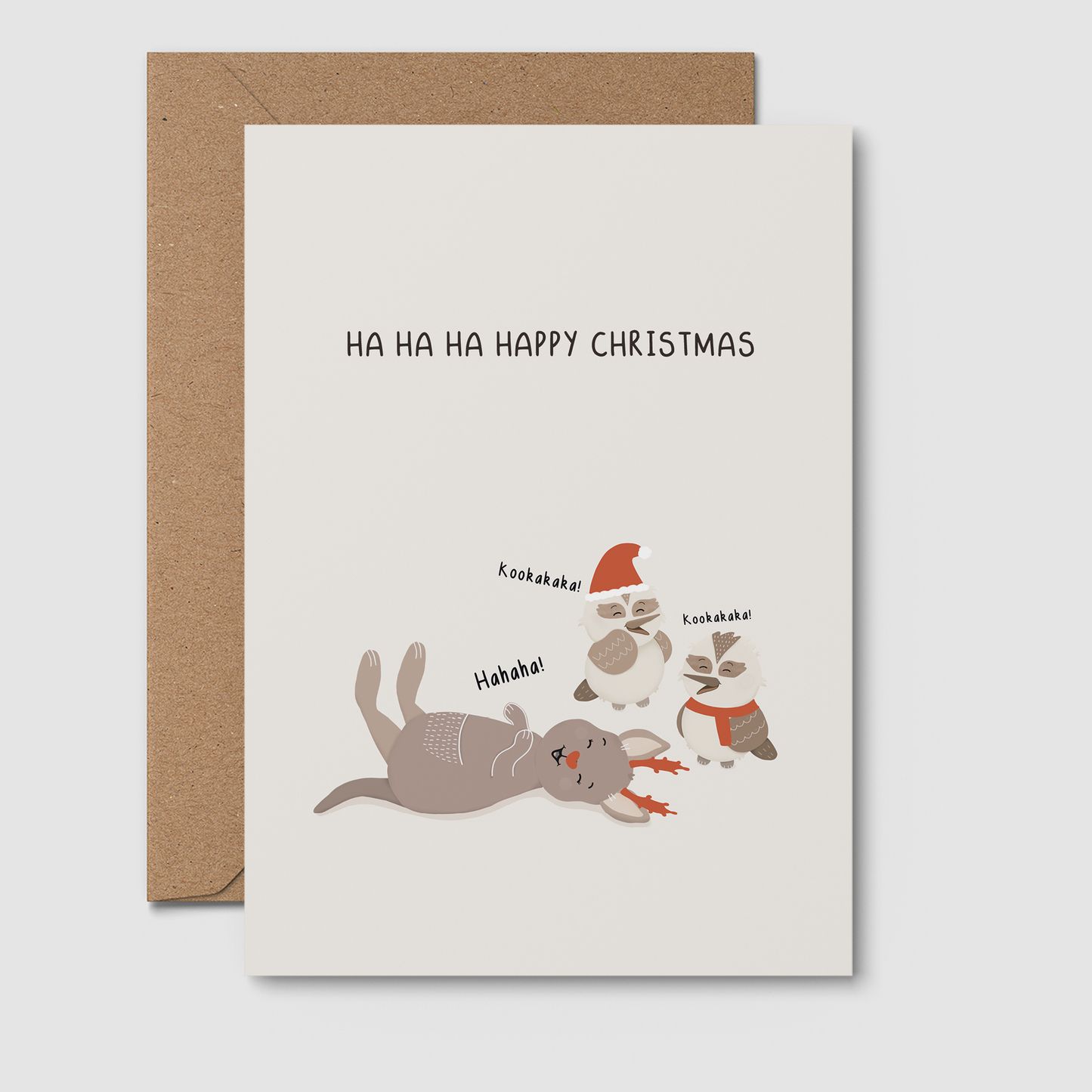 Ha Ha Happy Christmas - Greeting Card