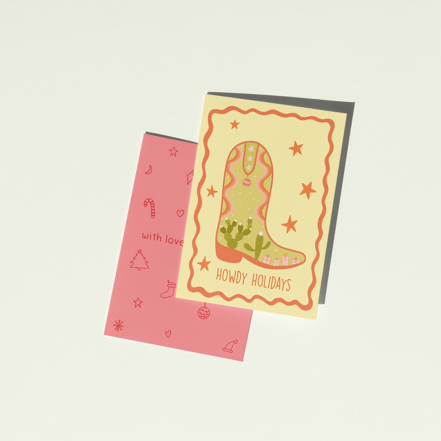 With Love This Season Pink - Christmas Card