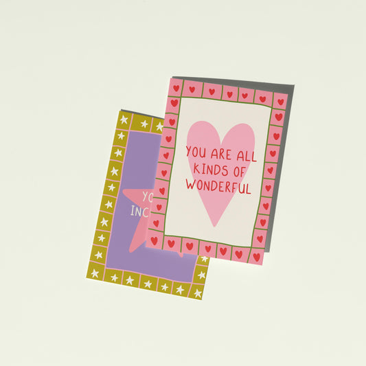 You Are All Kinds Of Wonderful - Greeting Card