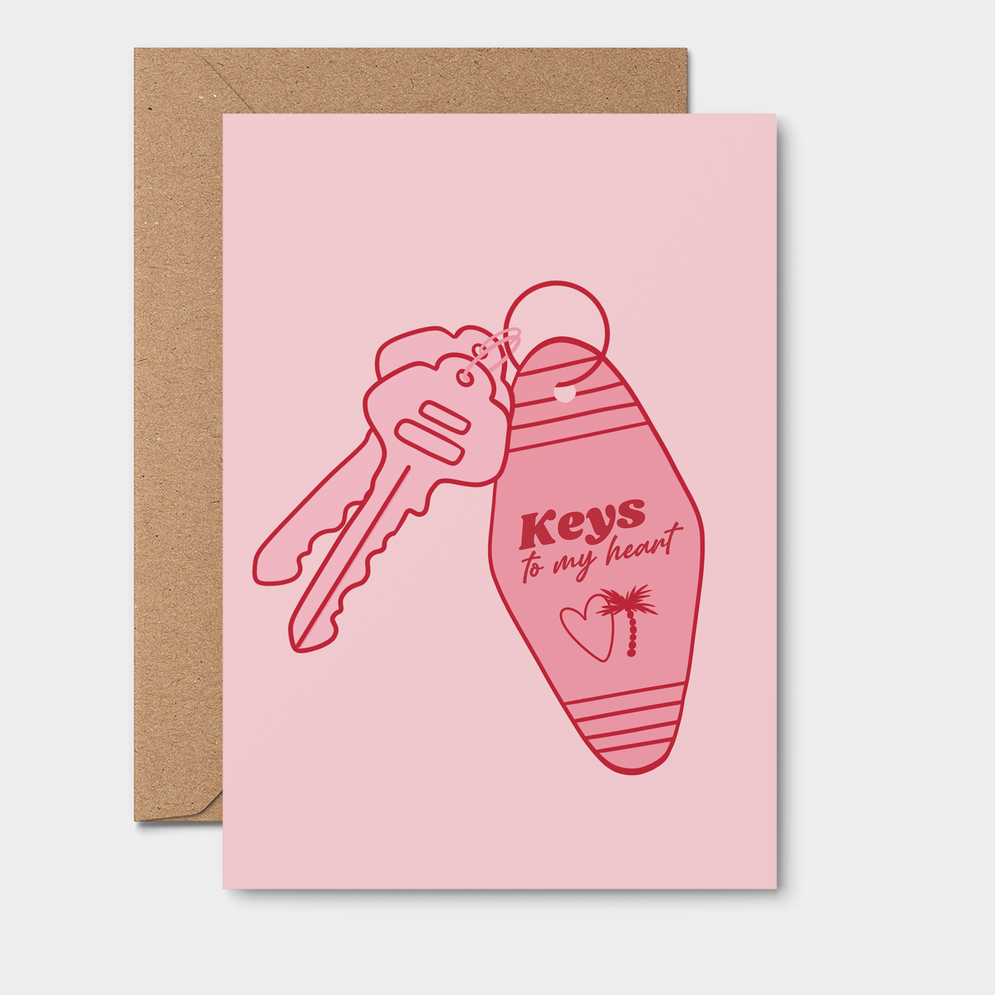 Keys To My Heart - Love Card