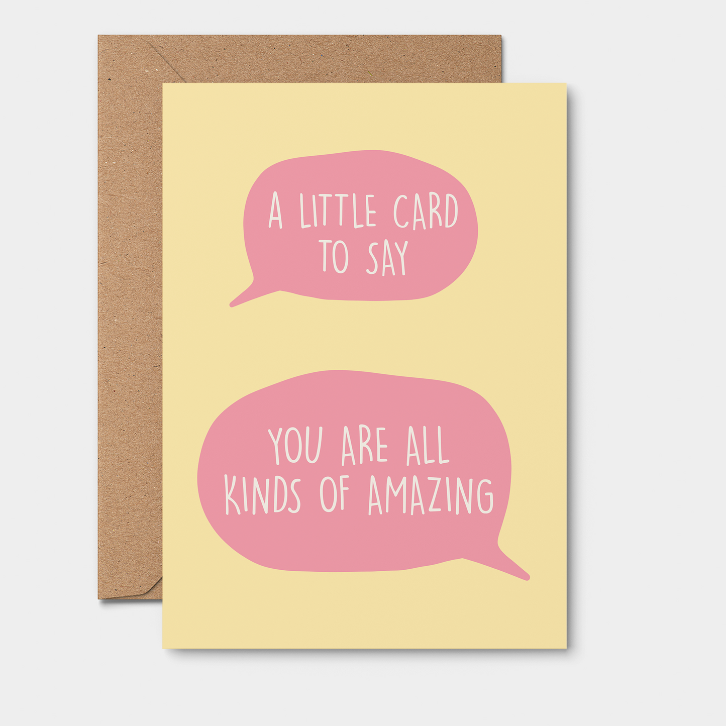 You Are Amazing Speech Bubble - Appreciation Card