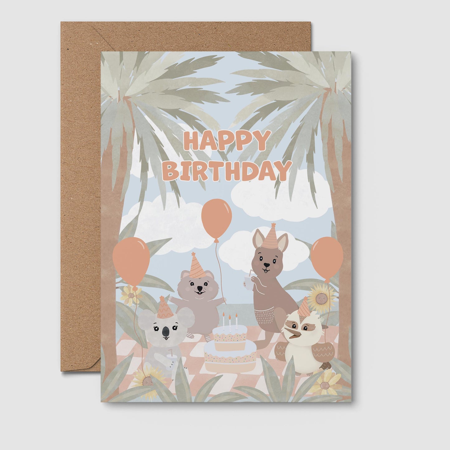 Aussie Happy Birthday Card
