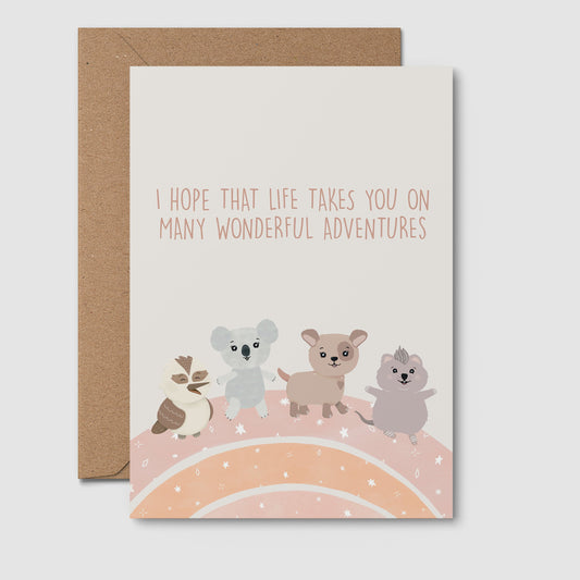 Wonderful Adventures Greeting Card