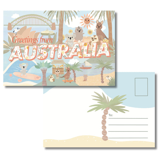 Post Card - Greetings From Australia