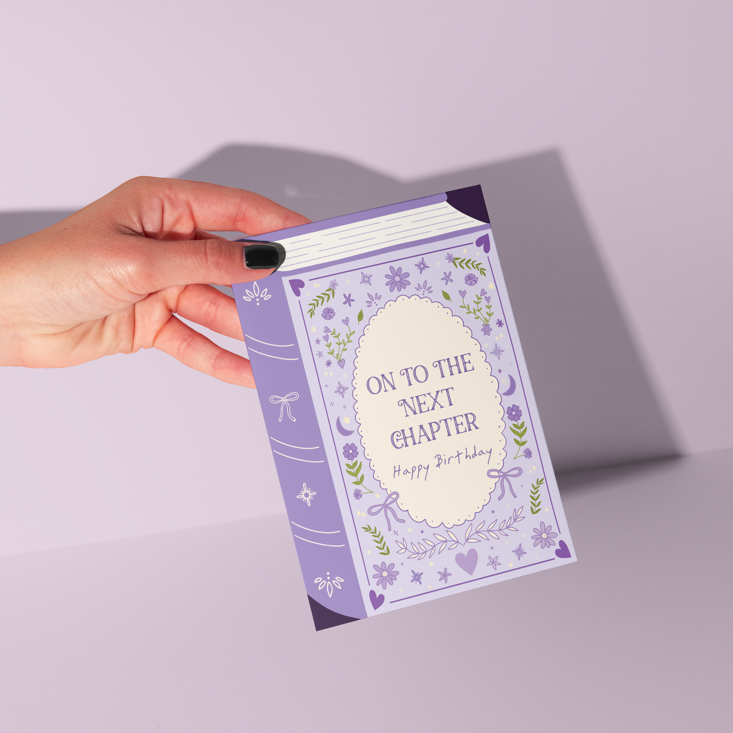 Bookish Birthday Card - The Next Chapter