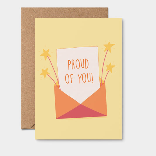 Proud Of You - Congratulations Card