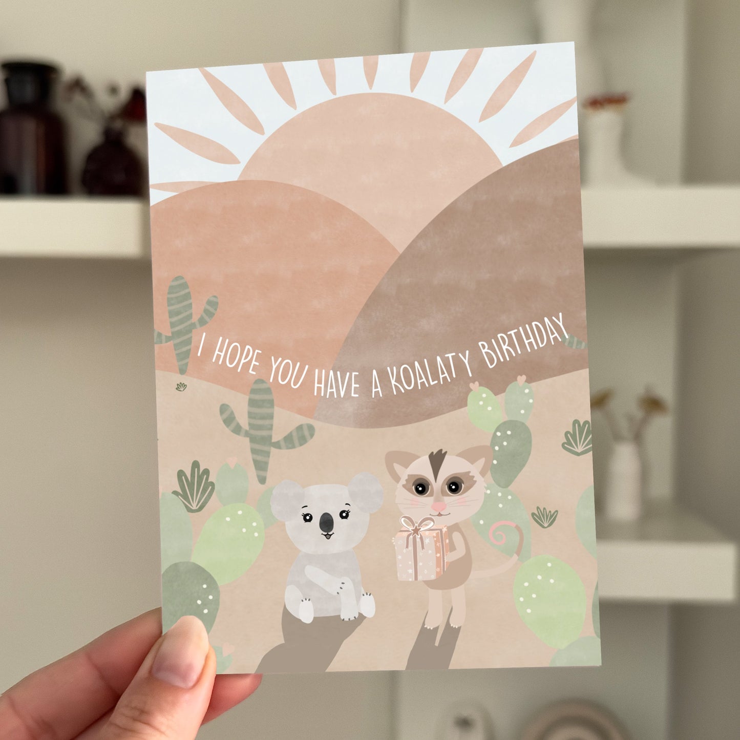 Koalaty Birthday Card