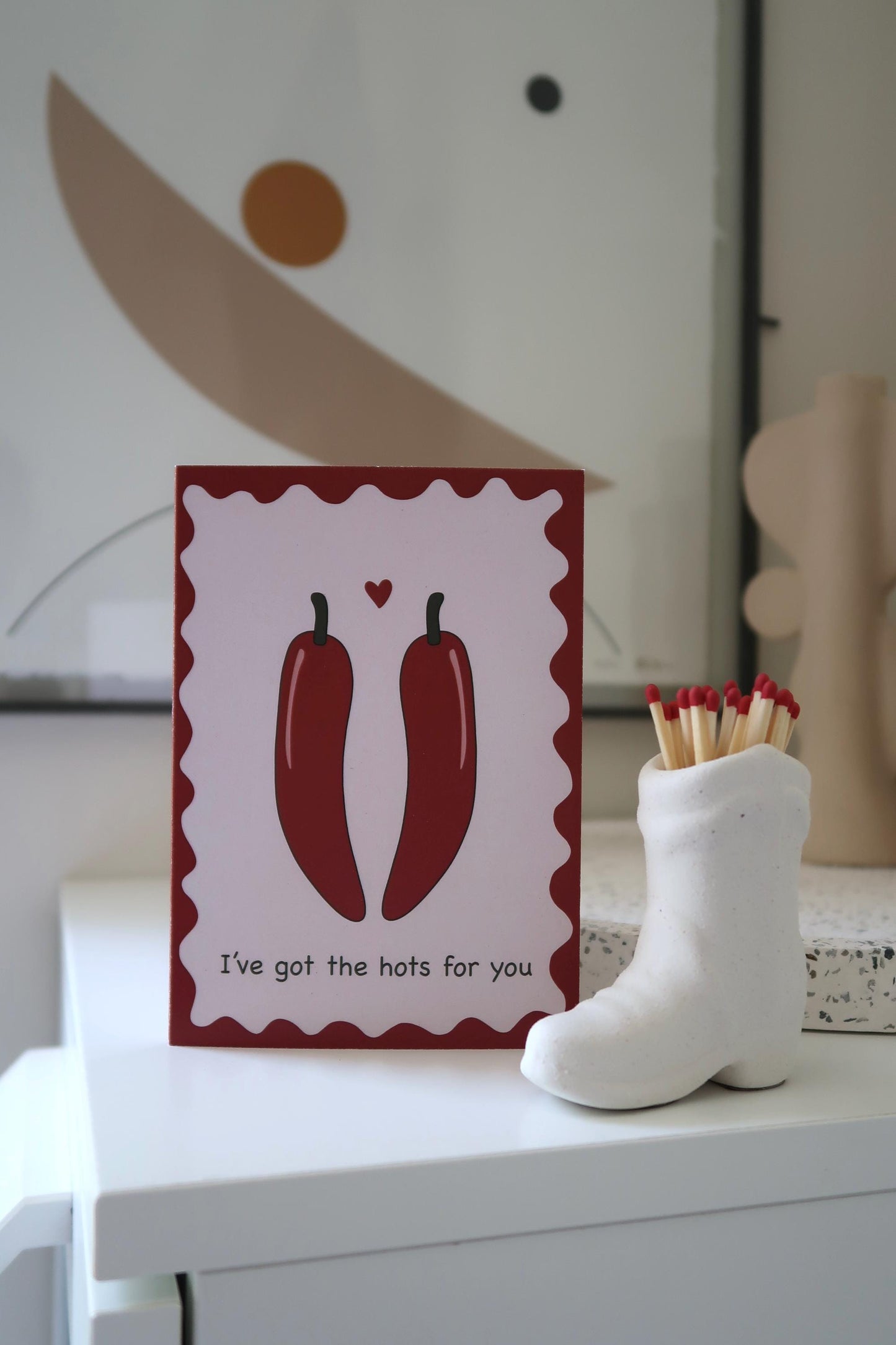I've Got The Hots For You Greeting Card