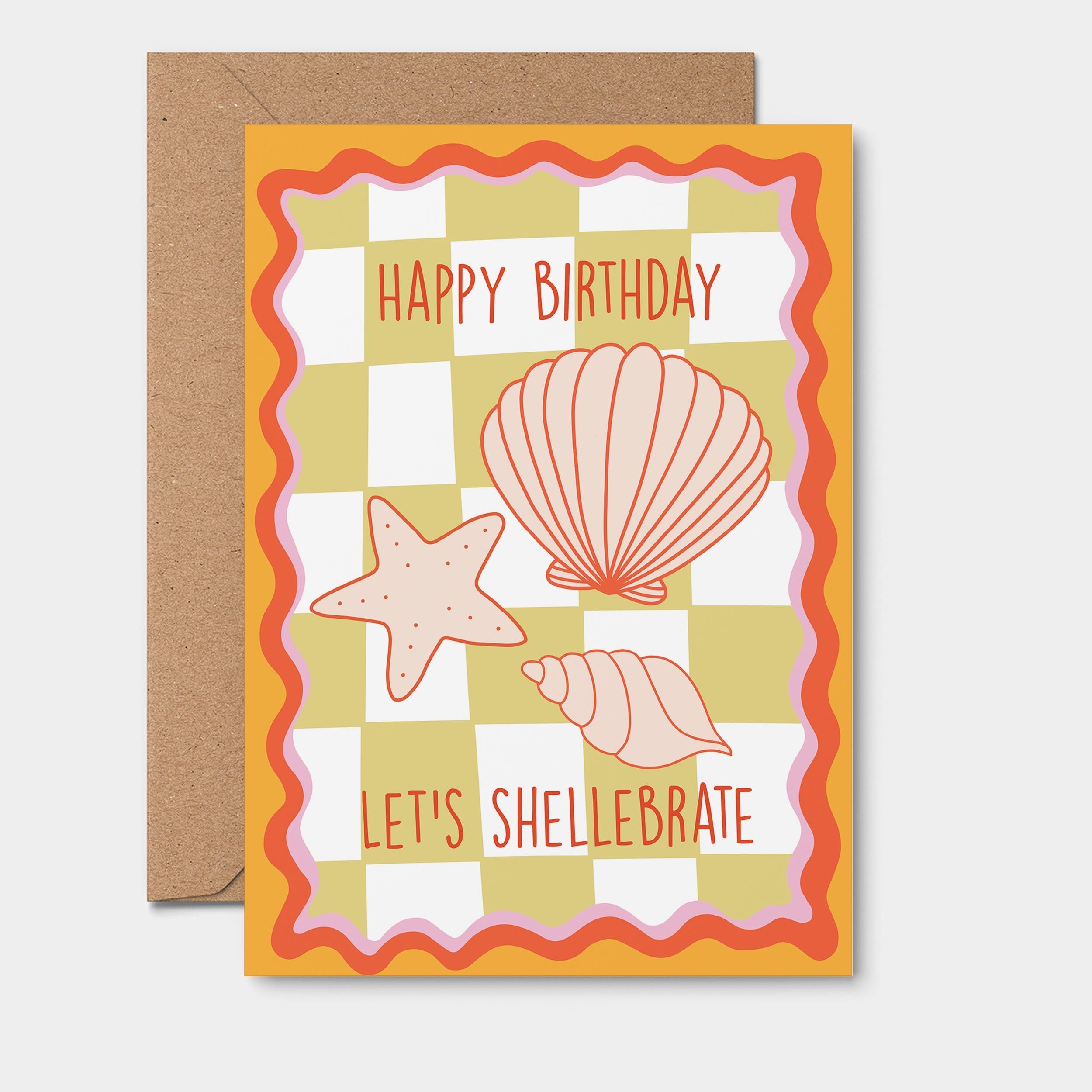 Shellabrate Spring Happy Birthday Let's Shellebrate Card – From Rosalie