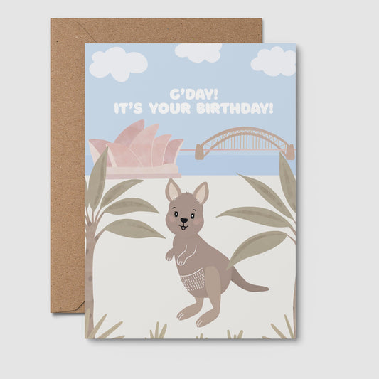 G'day It's Your Birthday - Birthday Card
