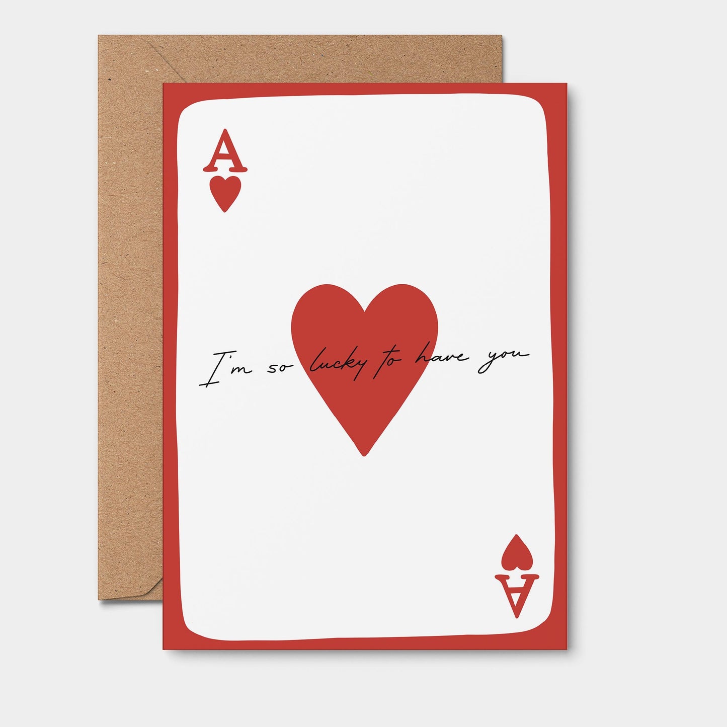 Lucky To Have You Appreciation Greeting Card