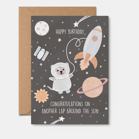 Another Lap Around The Sun Birthday Card