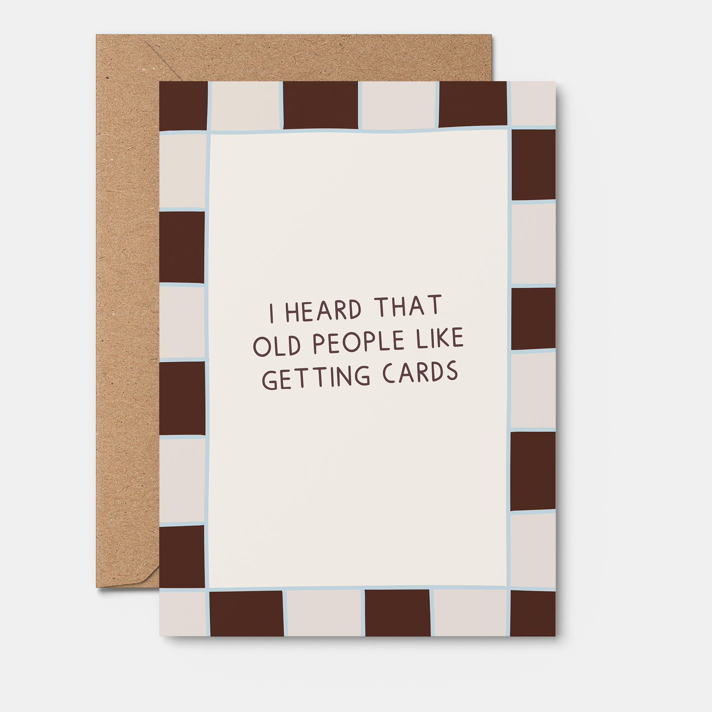 Old People Like Cards - Cheeky Birthday Card