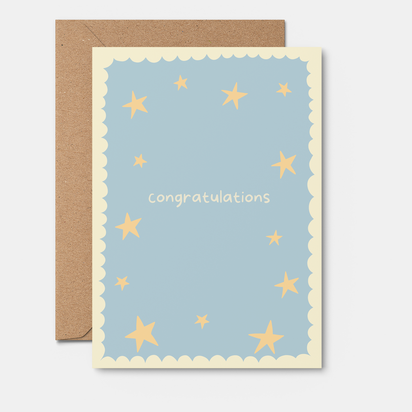 Congratulations Cloud Greeting Card