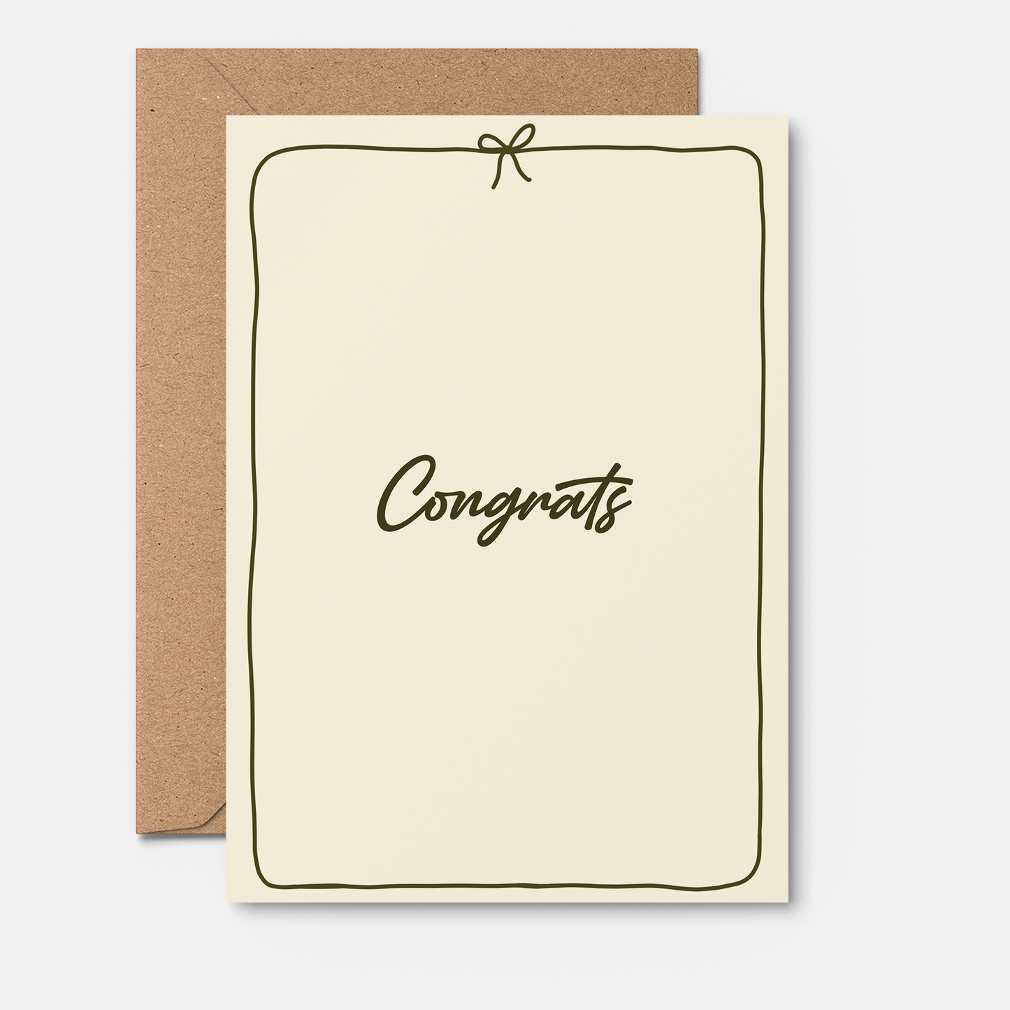 Congratulations Bow Greeting Card
